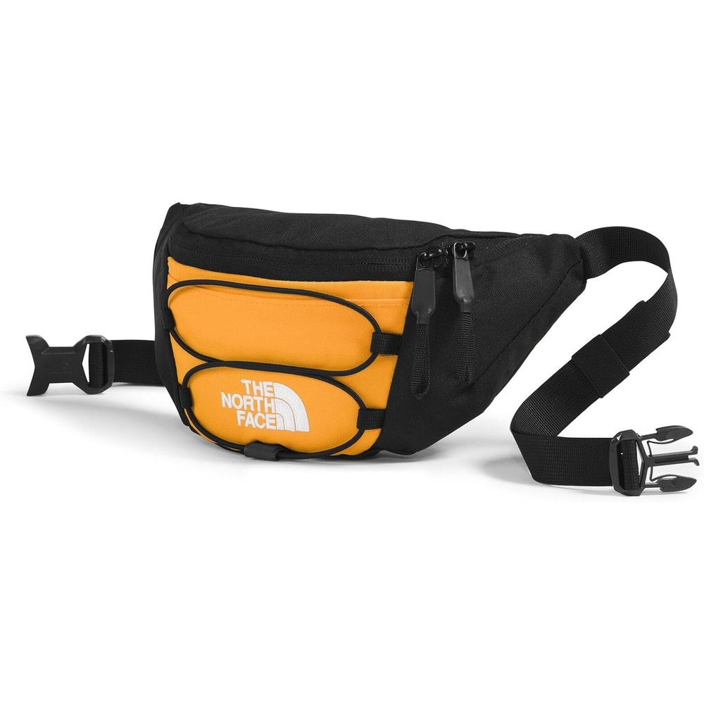 imageTHE NORTH FACE Jester Lumbar Pack  Fanny Pack With Water Repellent Finish 22 Liters Crossbody Adjustable StrapSummit GoldTNF Black
