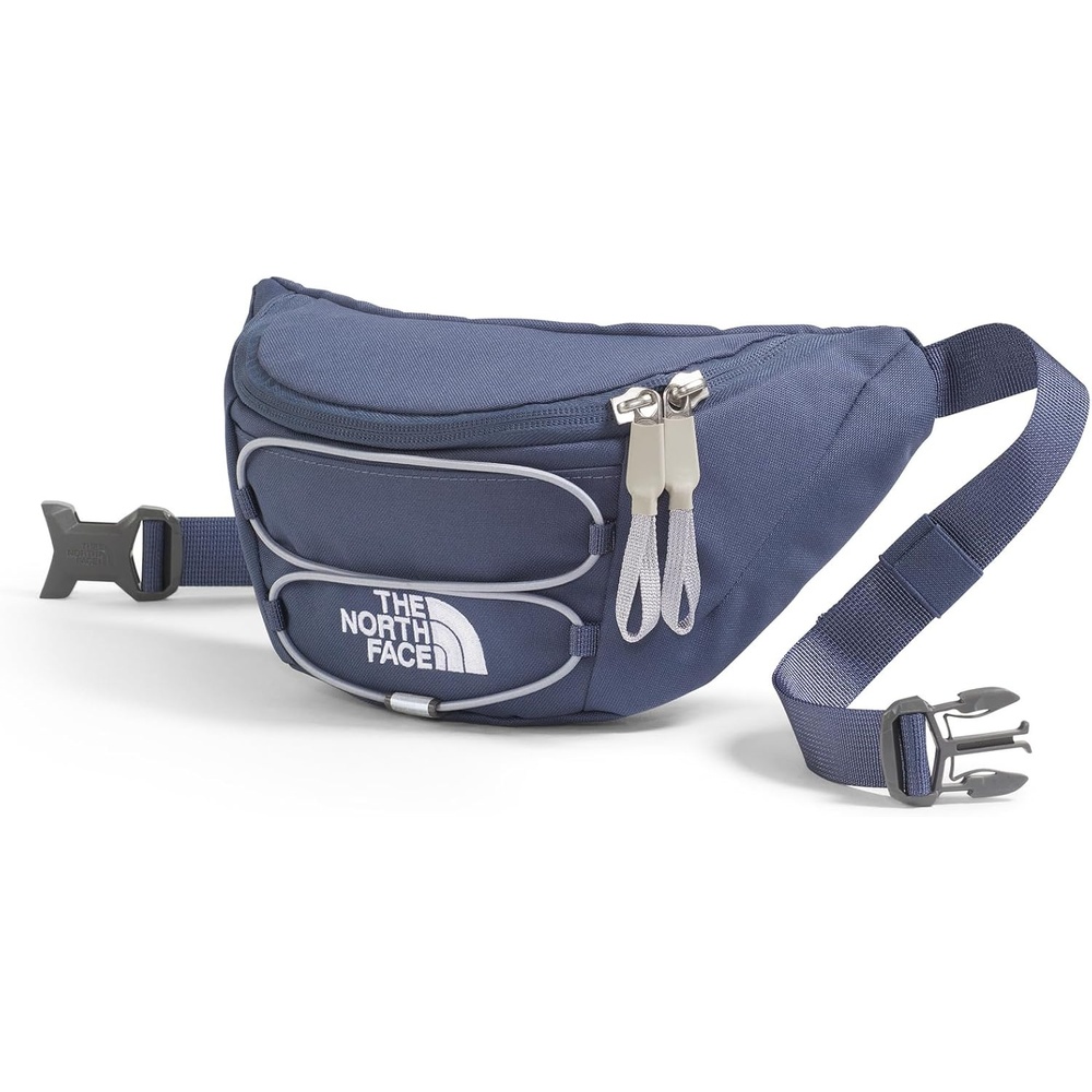 imageTHE NORTH FACE Jester Lumbar Pack  Fanny Pack With Water Repellent Finish 22 Liters Crossbody Adjustable StrapTwilight GalaxyBlue Flax
