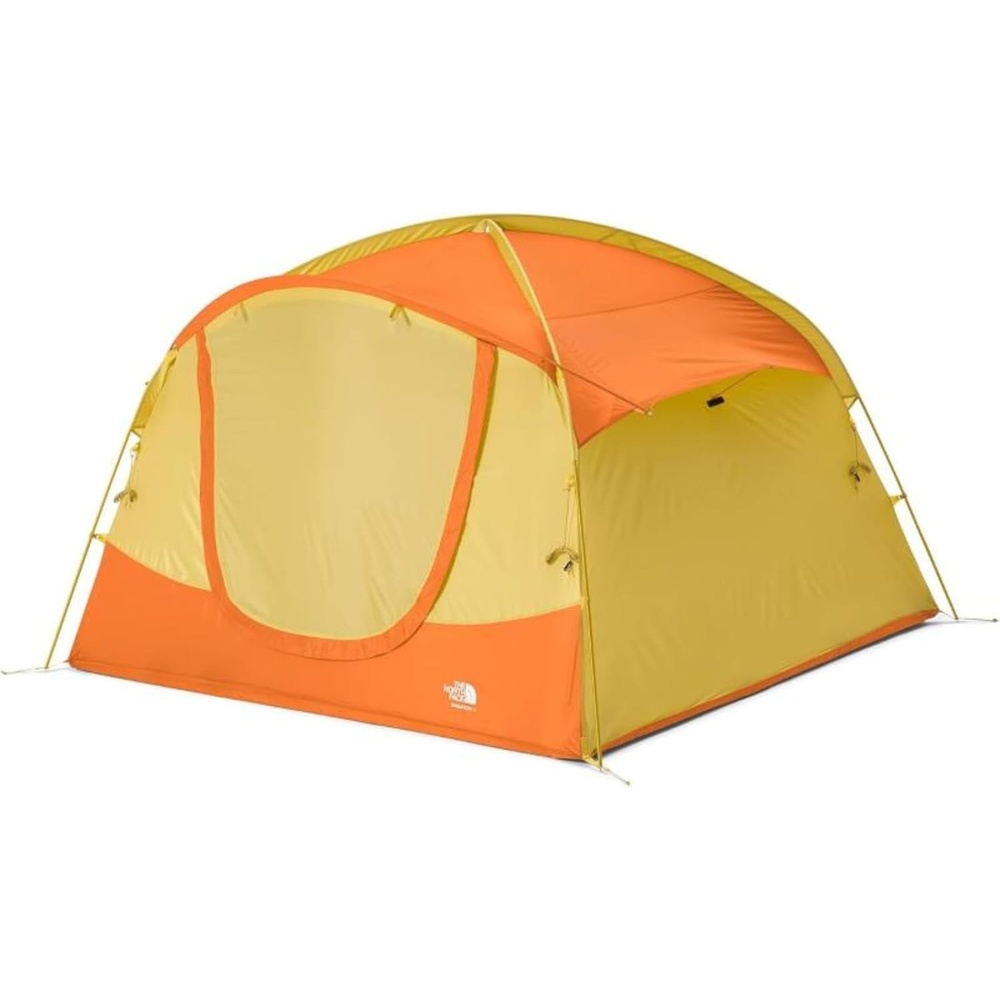 imageTHE NORTH FACE Sequoia Tent Waterproof Camping Tent Spacious amp Easy to Set Up Front amp Back Zipper Doors Side WindowsYellow SiltDesert Rust