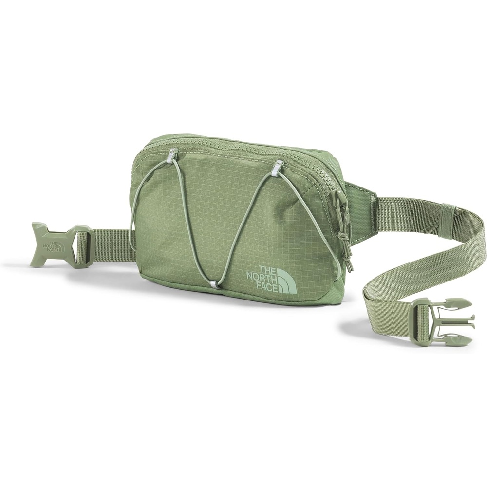 imageTHE NORTH FACE Terra Lumbar Hiking Hip Pack 1 Liter Storage Belt Bag Water Repellent Adjustable Strap Zip PocketsBark MistSlate Moss