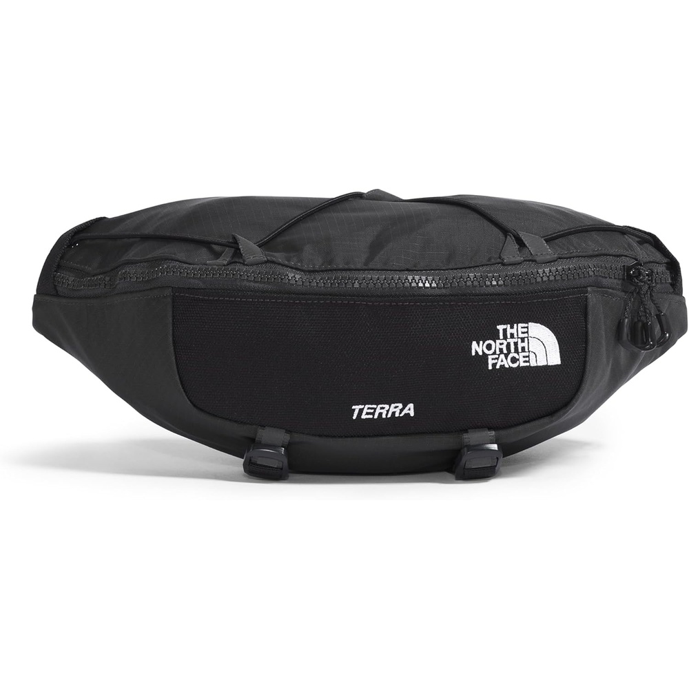 imageTHE NORTH FACE Terra Lumbar Hiking Hip Pack 3 Liter Storage Belt Bag Water Repellent Finish Adjustable StrapAsphalt GreyTNF BlackNPF