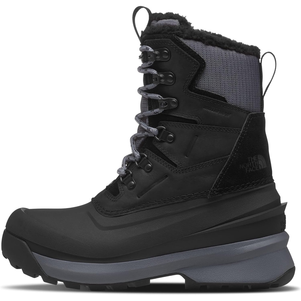 imageTHE NORTH FACE Womens Chilkat V 400 Waterproof Snow Boot 400g of Premium InsulationTnf BlackVanadis Grey