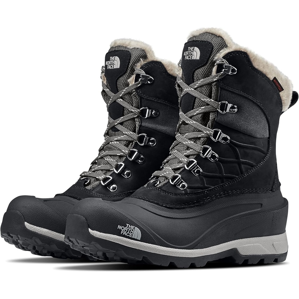imageTHE NORTH FACE Womens Chilkat V 400 Waterproof Snow Boot 400g of Premium InsulationTnf BlackZinc Grey