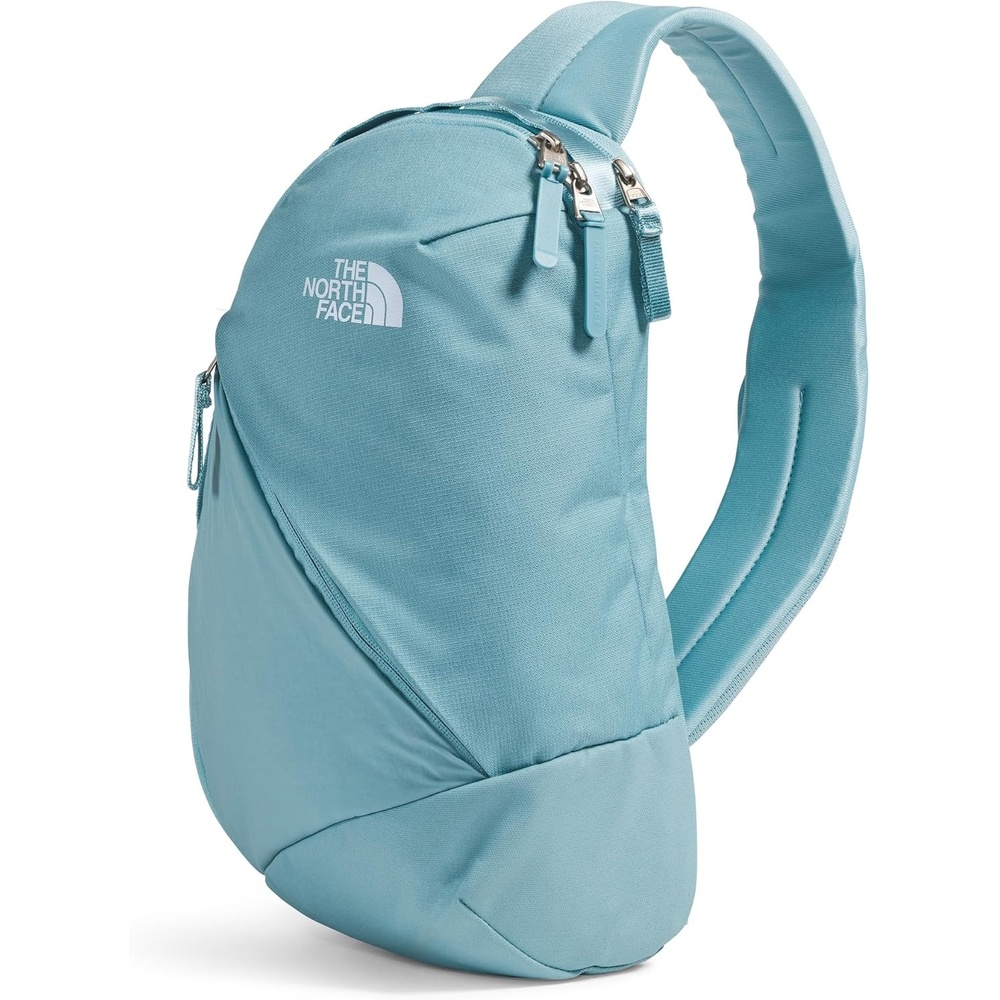 imageTHE NORTH FACE Womens Isabella SIing  Slim Carry Crossbody Bag With Large Main Compartment Water RepellentBlue Eclipse Light HeatherTnf White