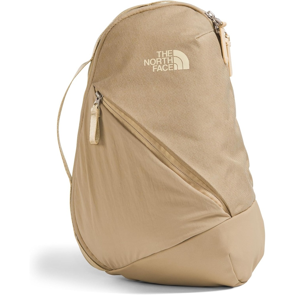 imageTHE NORTH FACE Womens Isabella SIing Slim Carry Crossbody Bag With Large Main Compartment Water RepellentKhaki Stone Dark HeatherKhaki Stone