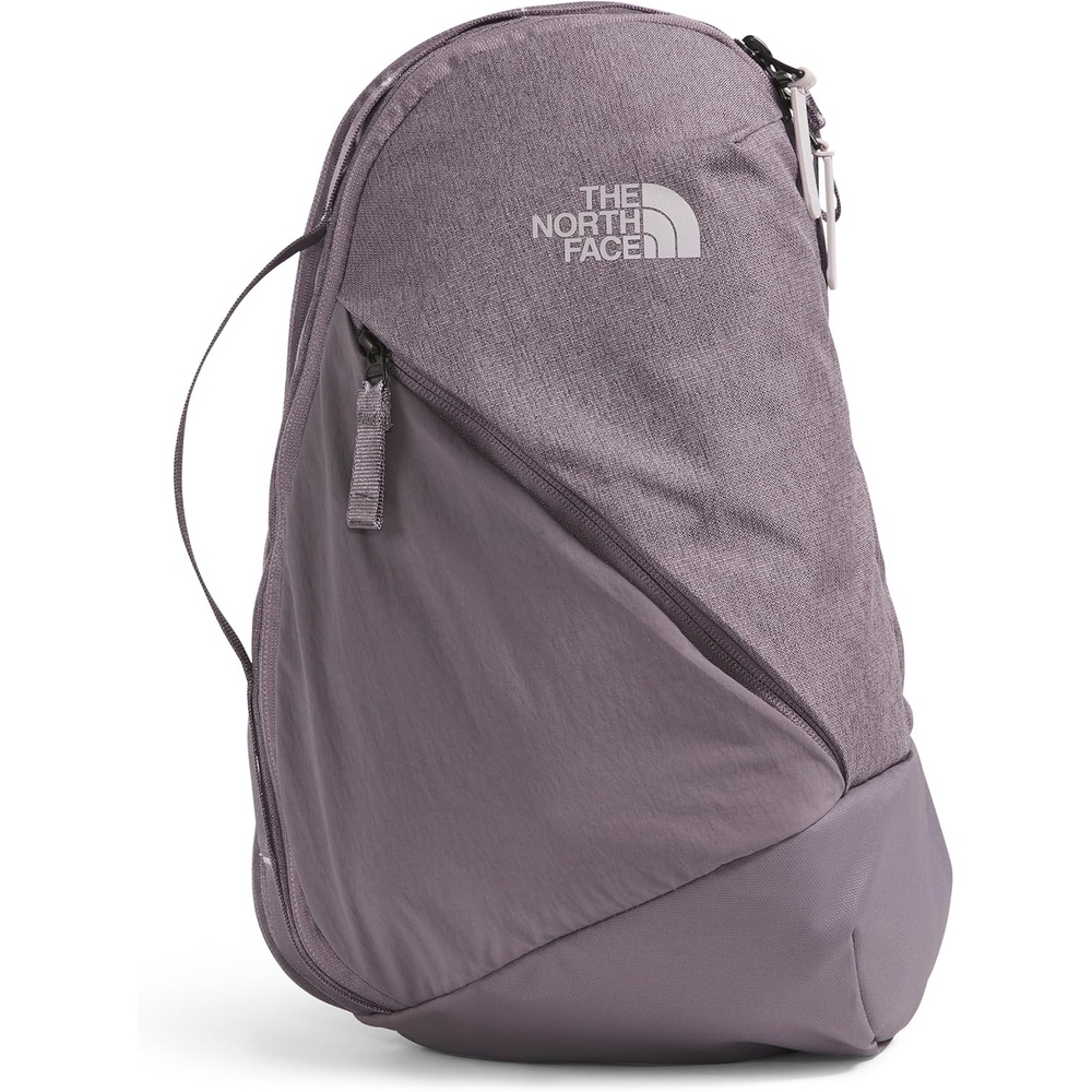 imageTHE NORTH FACE Womens Isabella SIing Slim Carry Crossbody Bag With Large Main Compartment Water RepellentLunar Stone Dark HeatherLunar Stone