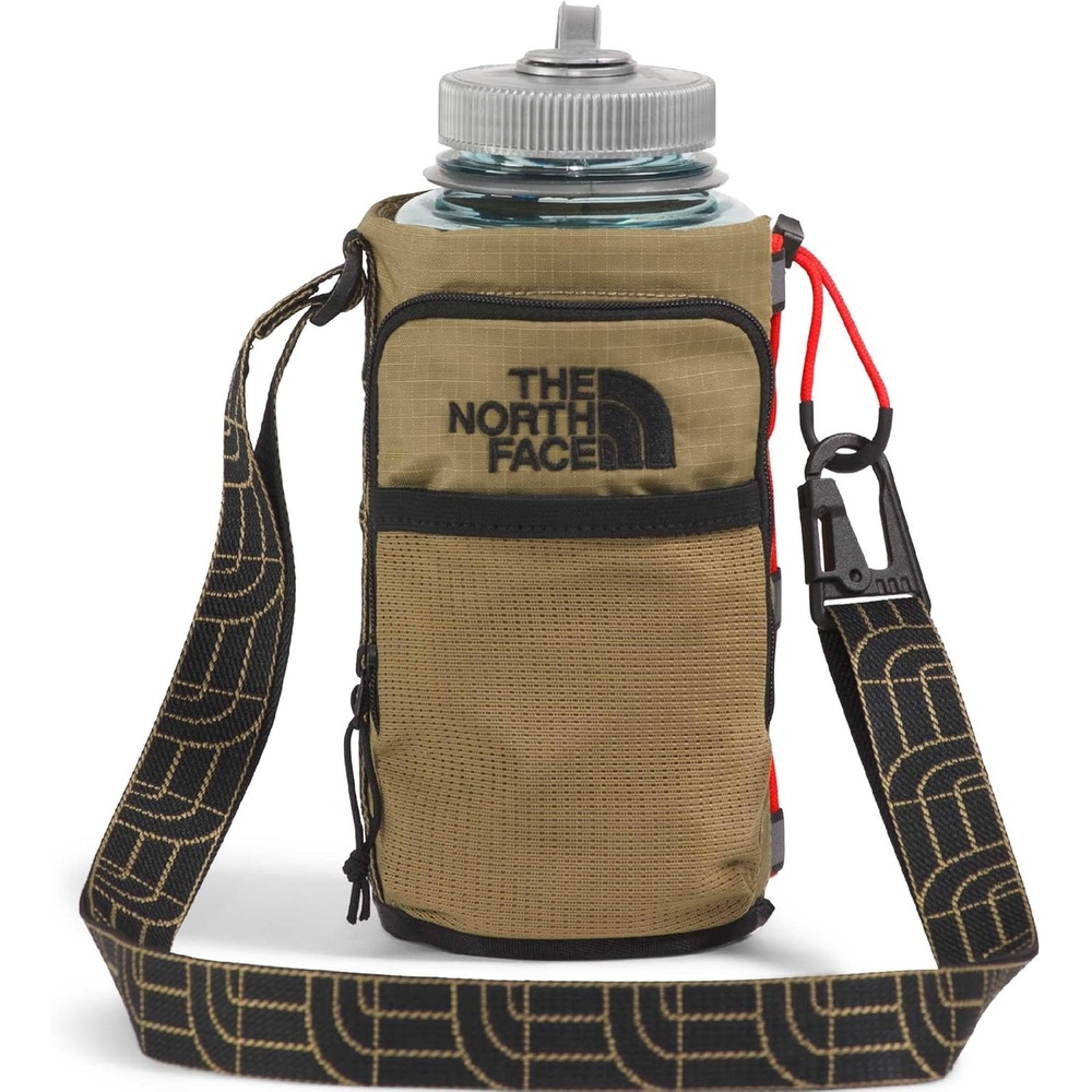 imageThe North Face Borealis Water Bottle Holder Adjustable Strap WaterRepellent Finish External Pocket with Key Hook Opal Frost One SizeCedarLava Red