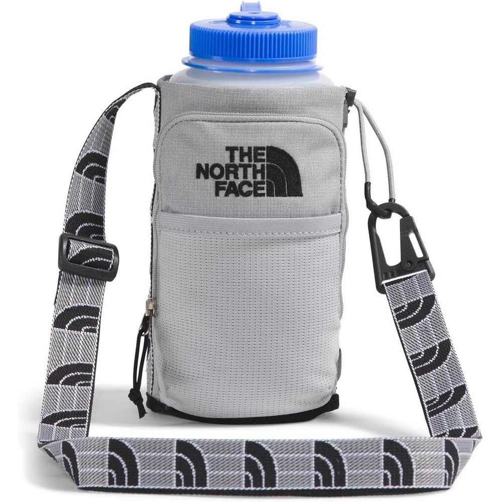 imageThe North Face Borealis Water Bottle Holder  Adjustable Strap WaterRepellent Finish External Pocket with Key Hook Opal Frost One SizeMeld Grey Dark HeatherTnf Blacknpf