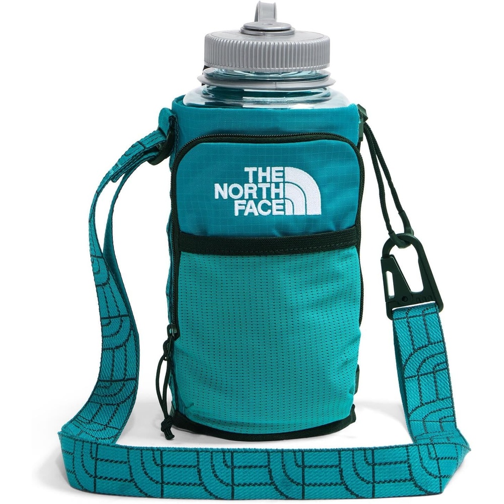 imageThe North Face Borealis Water Bottle Holder  Adjustable Strap WaterRepellent Finish External Pocket with Key Hook Opal Frost One SizeRestorative TealTNF Black