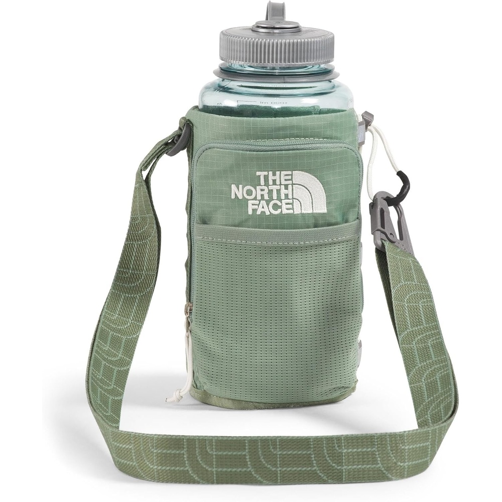 imageThe North Face Borealis Water Bottle Holder Adjustable Strap WaterRepellent Finish External Pocket with Key Hook Opal Frost One SizeSlate MossBark Mist