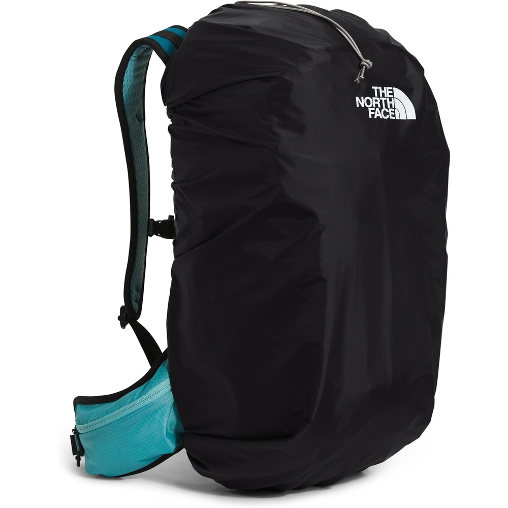 imageThe North Face Fully Waterproof Hiking Backpack Rain Cover Lightweight amp Packable Elastic Closure Drain Hole TNF BlackNPF MediumTnf Blacknpf