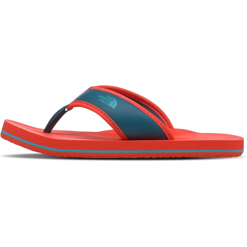 imageThe North Face Kids Base Camp FlipFlops ToddlerLittle KidBig KidRetro OrangeCoral Blue
