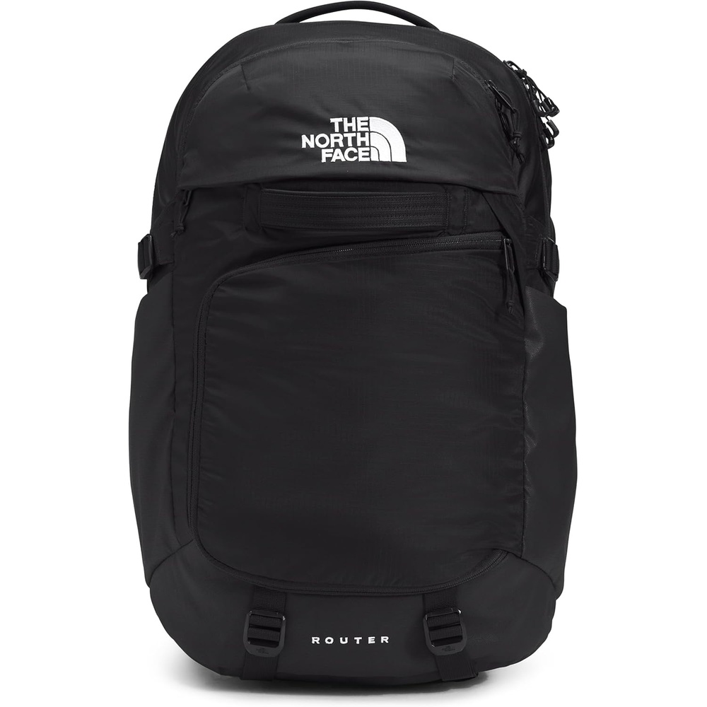 imageThe North Face Router Everyday Laptop Backpack Daypack Water Repellent Laptop Sleeve Reflective Details Asphalt Grey Light HeatherTNF BlackNPF One SizeTnf BlackTnf Black
