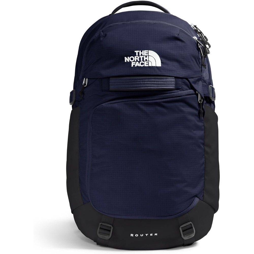 imageThe North Face Router Everyday Laptop Backpack  Daypack Water Repellent Laptop Sleeve Reflective Details Asphalt Grey Light HeatherTNF BlackNPF One SizeTnf NavyTnf Blacknpf