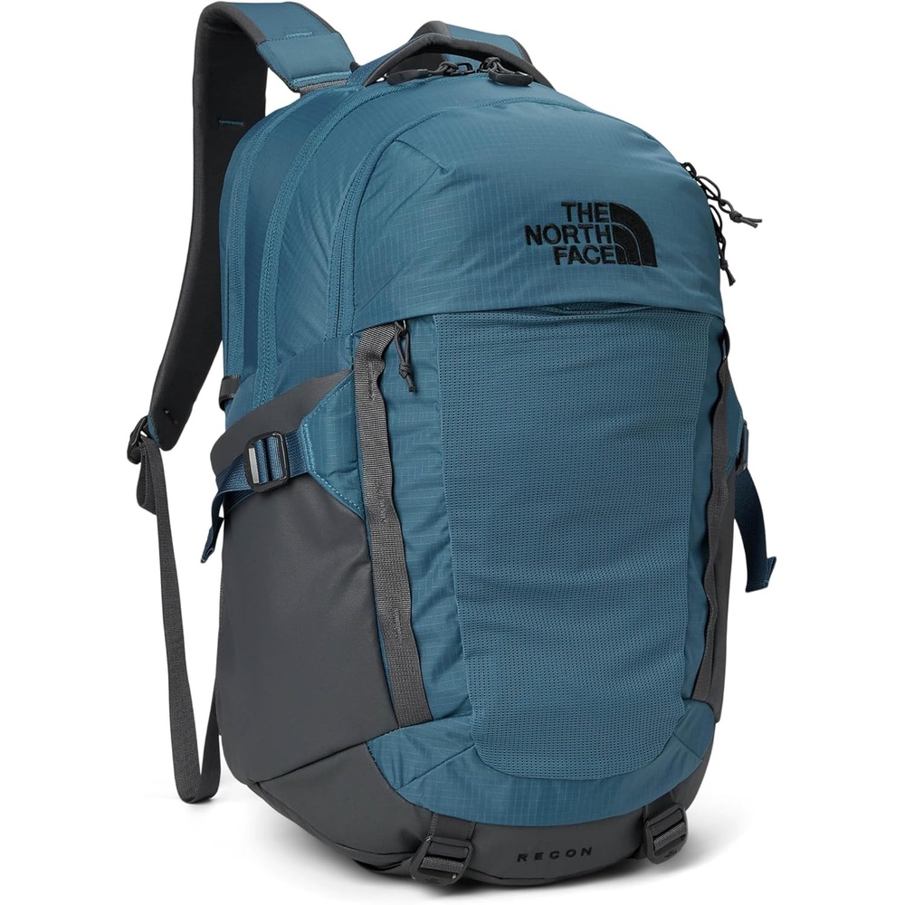 imageThe North Face Router Everyday Laptop Backpack Daypack Water Repellent Laptop Sleeve Reflective Details Asphalt Grey Light HeatherTNF BlackNPF One SizeSpaceAnthracite Grey