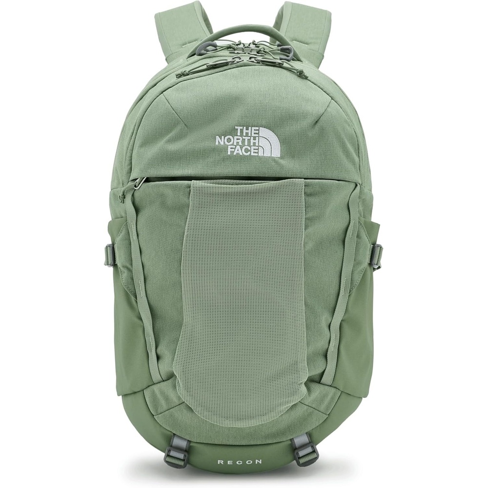 imageThe North Face Router Everyday Laptop Backpack Daypack Water Repellent Laptop Sleeve Reflective Details Asphalt Grey Light HeatherTNF BlackNPF One SizeSlate Moss Dark HeatherSlate Moss