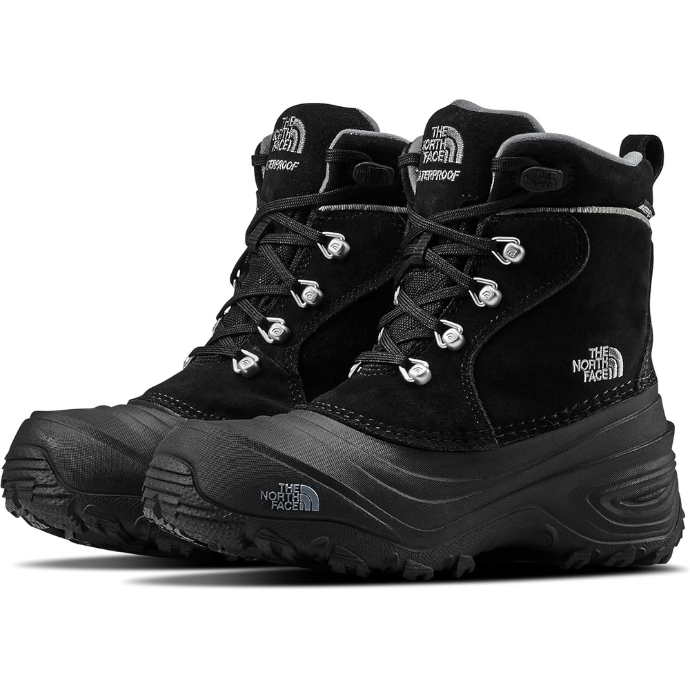 imageThe North Face Teen Alpenglow V Waterproof Boot Insulating Thermafelt Liner for Warmth at 25FTnf BlackZinc Grey