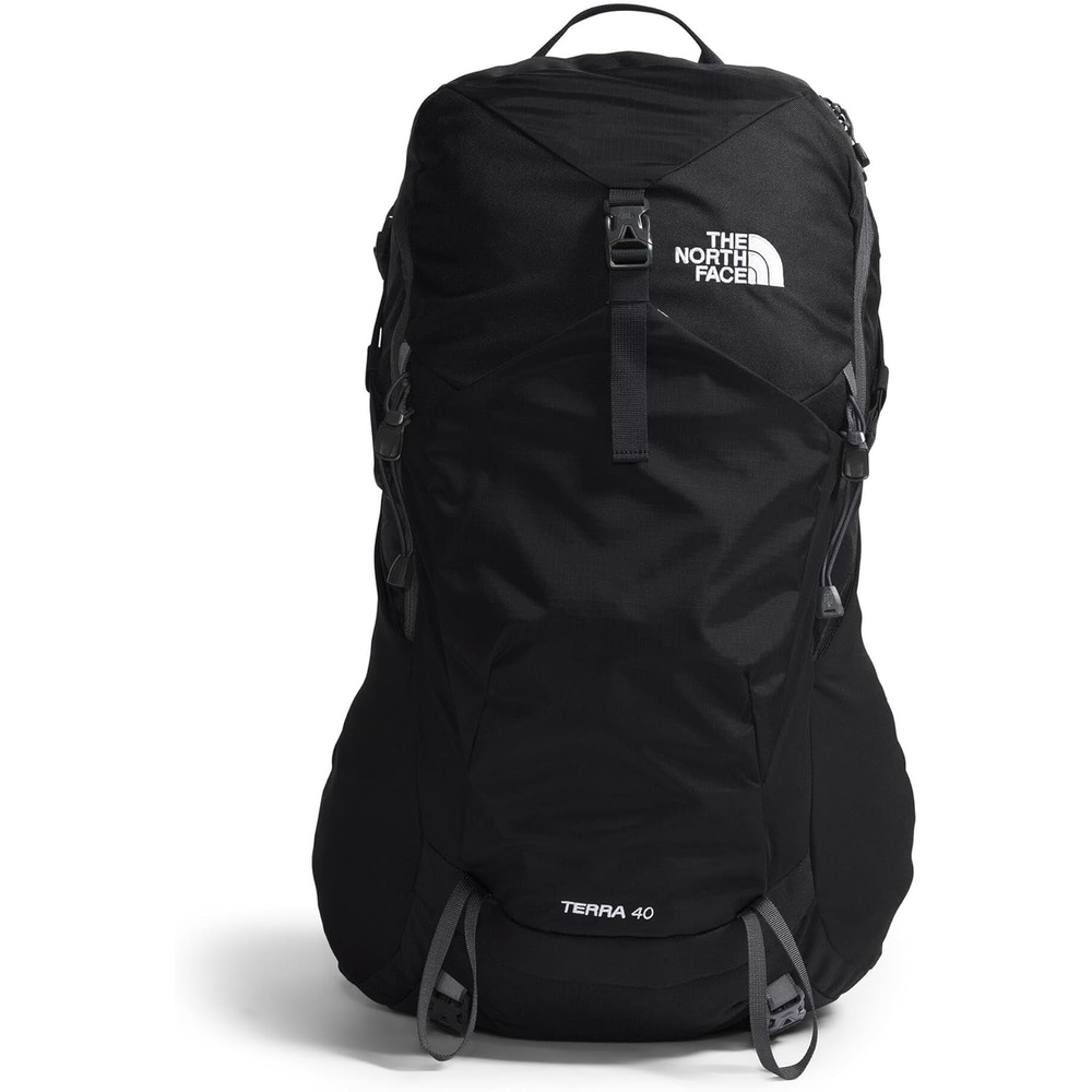imageThe North Face Terra 40 Backpack Unisex Hiking Pack Padded Hipbelt Pole amp Ice Axe Attachments Hydration Sleeve TNF BlackAsphalt GreyNPF LargeXLargeTnf BlackAsphalt Greynpf