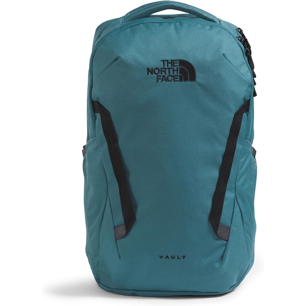 imageThe North Face Vault Everyday Laptop Backpack Commuter Travel Bag WaterRepellent Finish Spacious Compartment Mid Grey Dark HeatherTNF BlackNPF One SizeSpaceTnf Black