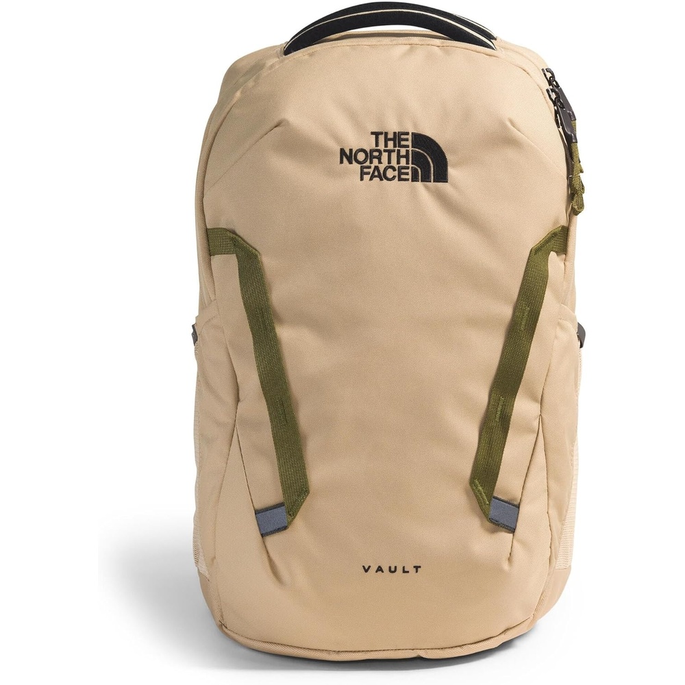 imageThe North Face Vault Everyday Laptop Backpack Commuter Travel Bag WaterRepellent Finish Spacious Compartment Mid Grey Dark HeatherTNF BlackNPF One SizeKhaki StoneTnf Black