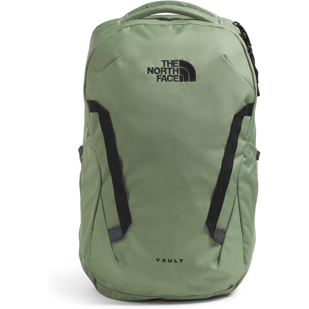 imageThe North Face Vault Everyday Laptop Backpack  Commuter Travel Bag WaterRepellent Finish Spacious Compartment Mid Grey Dark HeatherTNF BlackNPF One SizeBark MistTnf Black