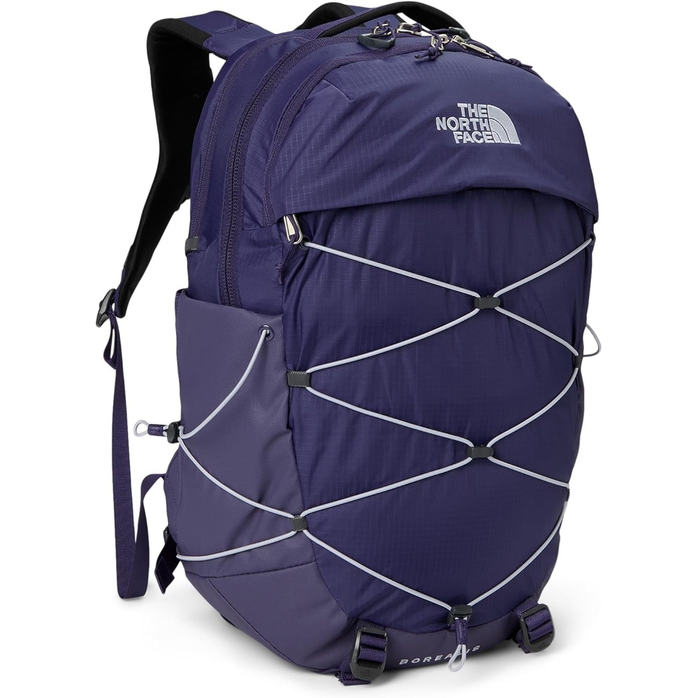 imageThe North Face Womens Borealis Commuter Laptop Backpack Everyday Travel Bag Laptop Sleeve Reflective Details Stone Slab Light HeatherStone Slab One SizeEternal PurpleBlue Flax