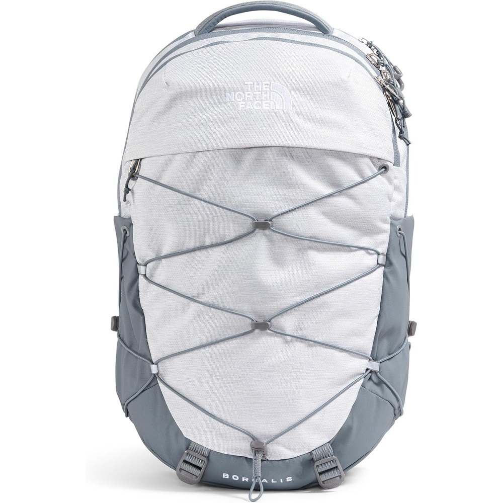 imageThe North Face Womens Borealis Commuter Laptop Backpack  Everyday Travel Bag Laptop Sleeve Reflective Details Stone Slab Light HeatherStone Slab One SizeTnf White Metallic MlangeMid Greynpf