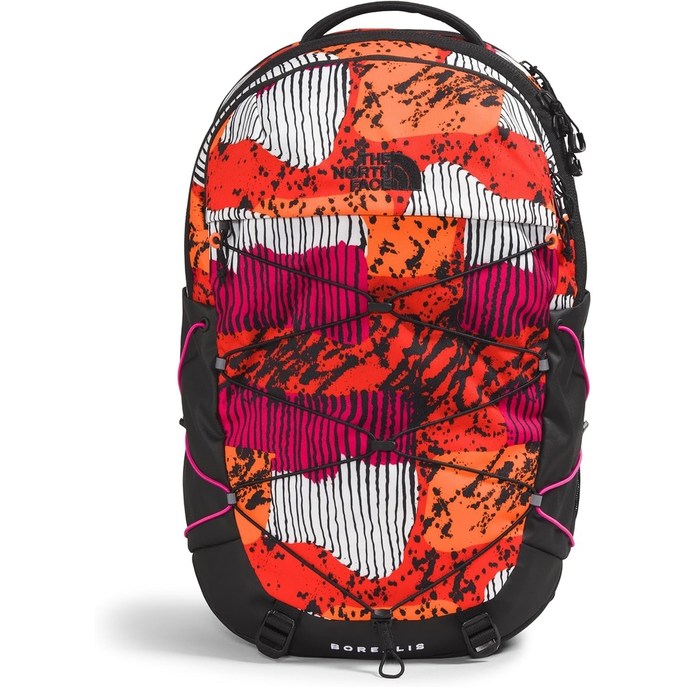 imageThe North Face Womens Borealis Commuter Laptop Backpack  Everyday Travel Bag Laptop Sleeve Reflective Details Stone Slab Light HeatherStone Slab One SizeFiery Red Abstract Yosemite PrintTnf BlackMr Pink