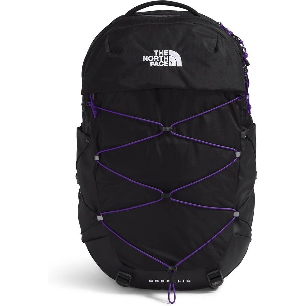 imageThe North Face Womens Borealis Commuter Laptop Backpack Everyday Travel Bag Laptop Sleeve Reflective Details Stone Slab Light HeatherStone Slab One SizeTnf BlackPeak Purple