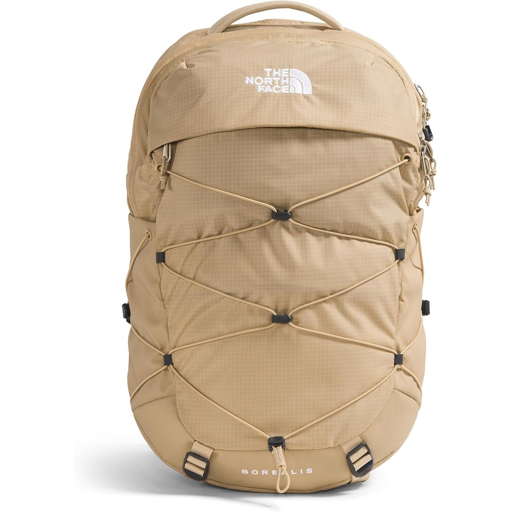 imageThe North Face Womens Borealis Commuter Laptop Backpack Everyday Travel Bag Laptop Sleeve Reflective Details Stone Slab Light HeatherStone Slab One SizeKhaki Stone
