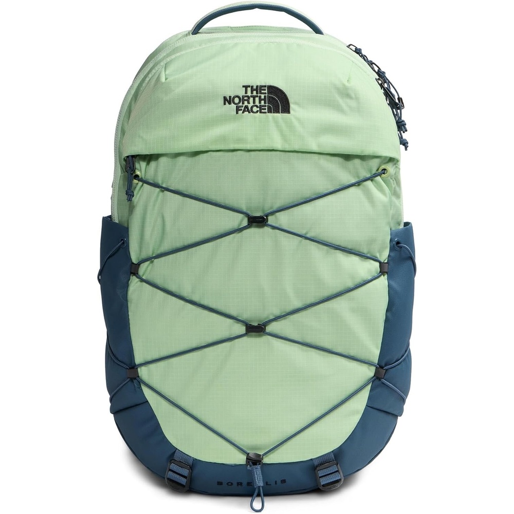 imageThe North Face Womens Borealis Commuter Laptop Backpack  Everyday Travel Bag Laptop Sleeve Reflective Details Stone Slab Light HeatherStone Slab One SizeCalcified LimeGranite Grey
