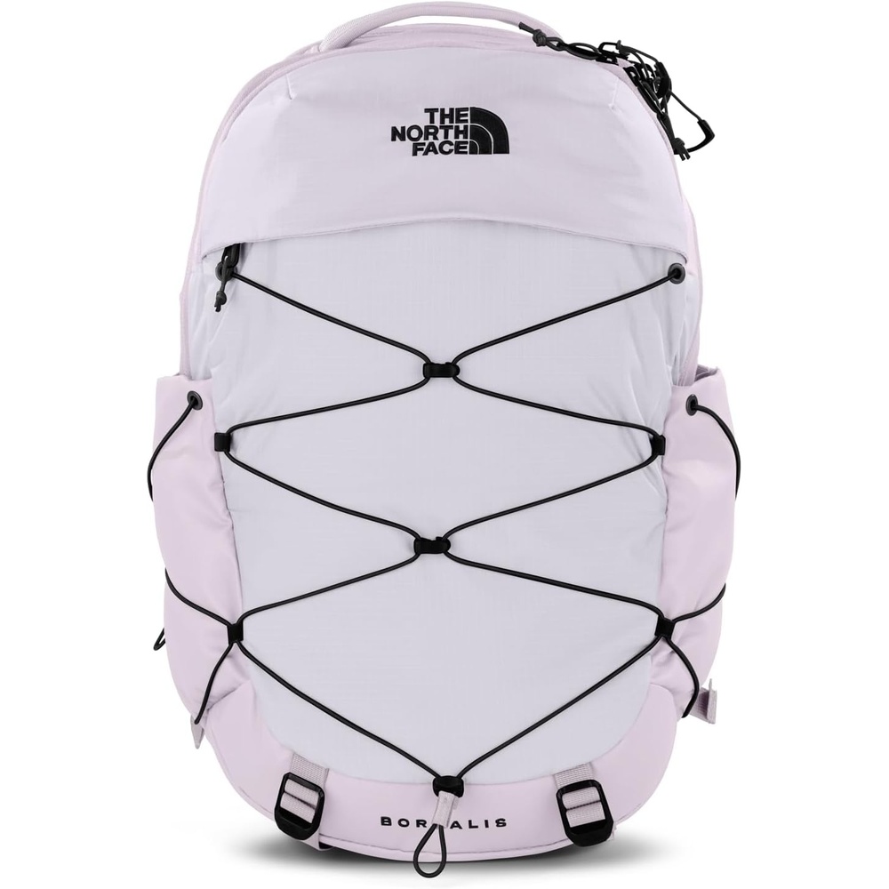 imageThe North Face Womens Borealis Commuter Laptop Backpack Everyday Travel Bag Laptop Sleeve Reflective Details Stone Slab Light HeatherStone Slab One SizeLavender FogTnf Black