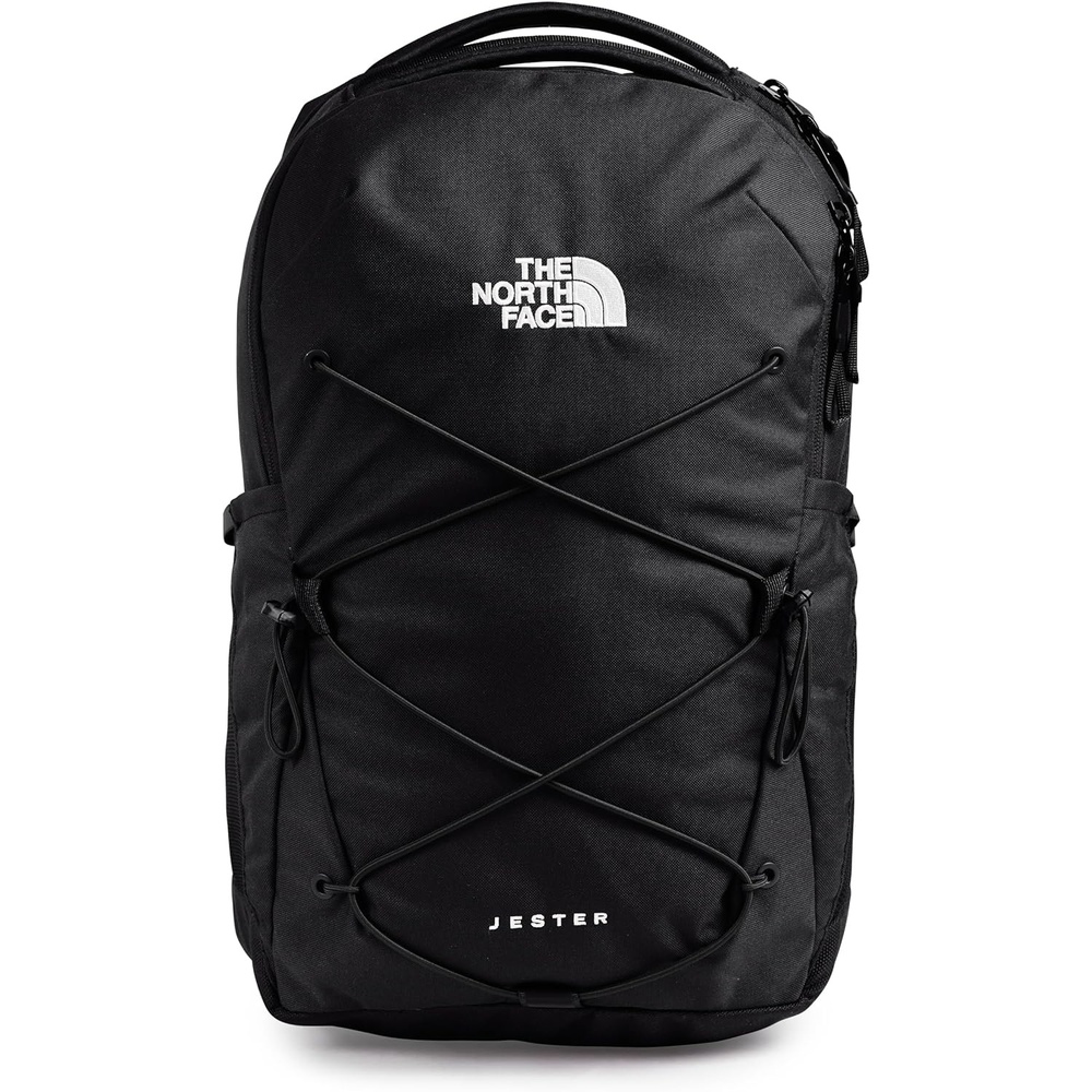 imageThe North Face Womens Jester Everyday Laptop Backpack Commuter Travel Bag Laptop Sleeve WaterRepellent Minimal Grey Dark HeatherMinimal GreyNPF One SizeTnf Blacknpf