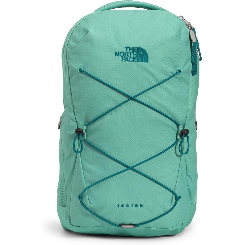 imageThe North Face Womens Jester Everyday Laptop Backpack Commuter Travel Bag Laptop Sleeve WaterRepellent Minimal Grey Dark HeatherMinimal GreyNPF One SizeWasabiHarbor Blue
