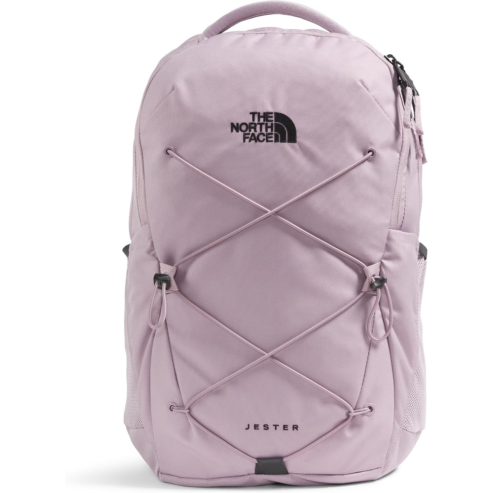 imageThe North Face Womens Jester Everyday Laptop Backpack Commuter Travel Bag Laptop Sleeve WaterRepellent Minimal Grey Dark HeatherMinimal GreyNPF One SizeAshen PurpleTnf Black