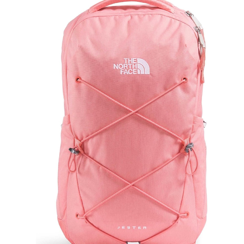 imageThe North Face Womens Jester Everyday Laptop Backpack Commuter Travel Bag Laptop Sleeve WaterRepellent Minimal Grey Dark HeatherMinimal GreyNPF One SizeCoral Crush Light HeatherCoral Crush