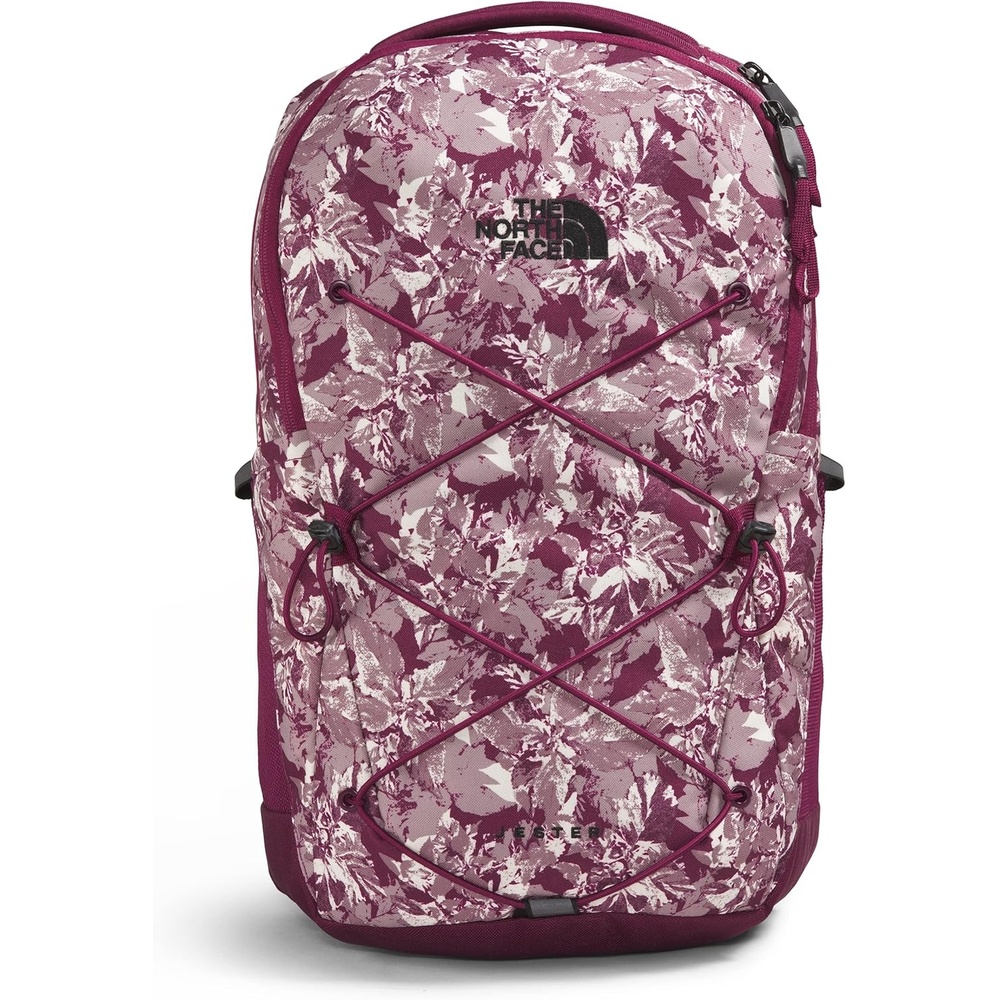 imageThe North Face Womens Jester Everyday Laptop Backpack Commuter Travel Bag Laptop Sleeve WaterRepellent Minimal Grey Dark HeatherMinimal GreyNPF One SizeBoysenberry Coleus Camo Print