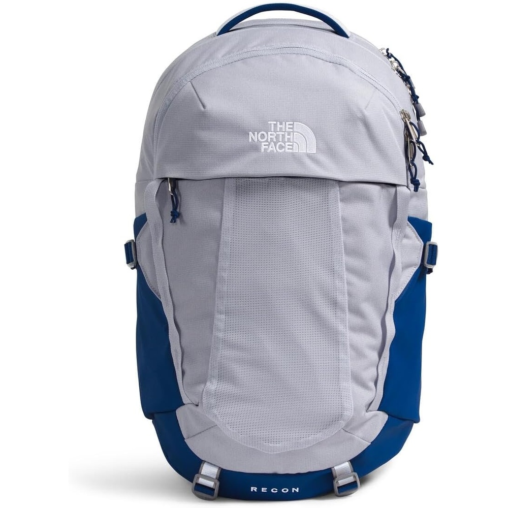 imageThe North Face Womens Recon Everyday Laptop Backpack Commuter Travel Bag 18 Laptop Sleeve WaterRepellent TNF White Metallic MlangeMid GreyNPF One SizeMystic Haze Dark HeatherEstate Blue