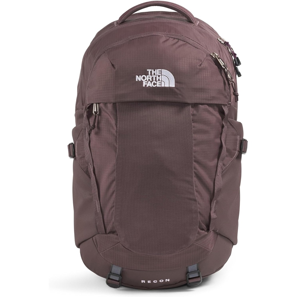imageThe North Face Womens Recon Everyday Laptop Backpack Commuter Travel Bag 18 Laptop Sleeve WaterRepellent TNF White Metallic MlangeMid GreyNPF One SizeTawny Quartz