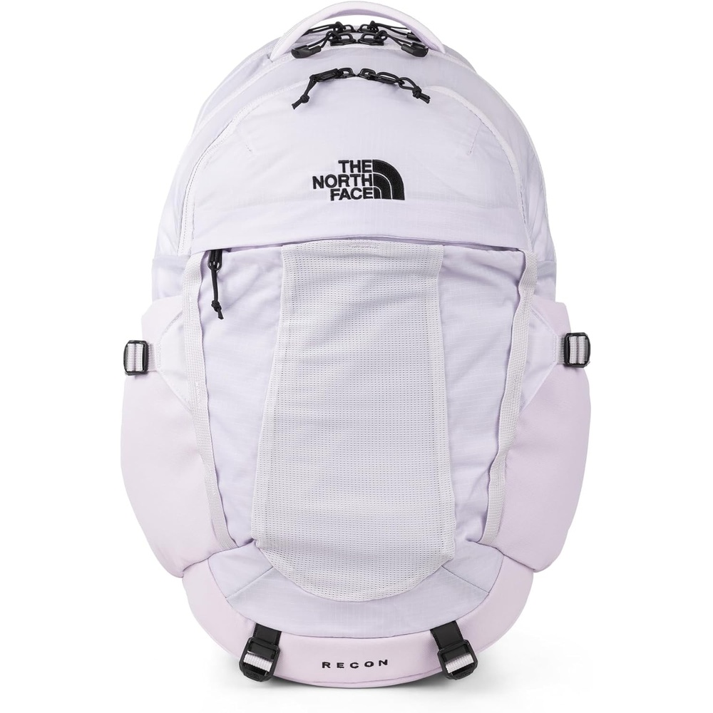 imageThe North Face Womens Recon Everyday Laptop Backpack Commuter Travel Bag 18 Laptop Sleeve WaterRepellent TNF White Metallic MlangeMid GreyNPF One SizeLavender FogTnf Black