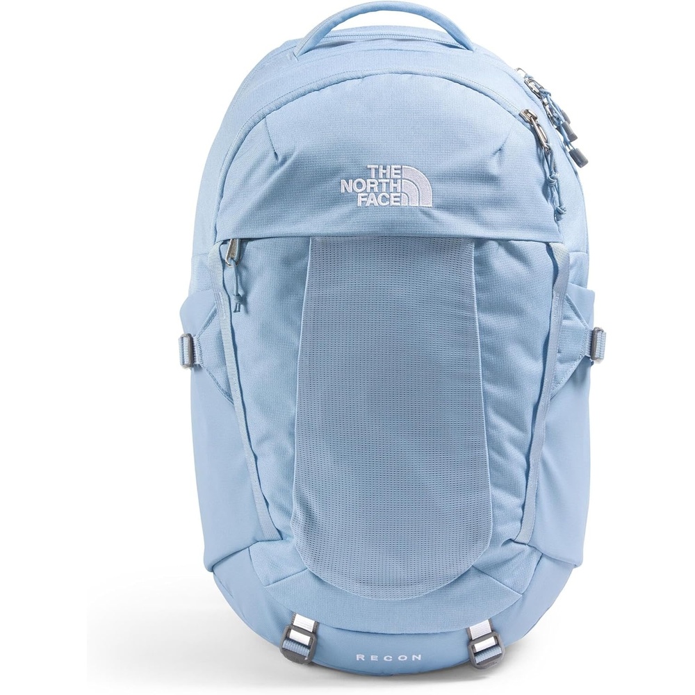 imageThe North Face Womens Recon Everyday Laptop Backpack Commuter Travel Bag 18 Laptop Sleeve WaterRepellent TNF White Metallic MlangeMid GreyNPF One SizeSteel Blue Dark HeatherSteel Bluenpf