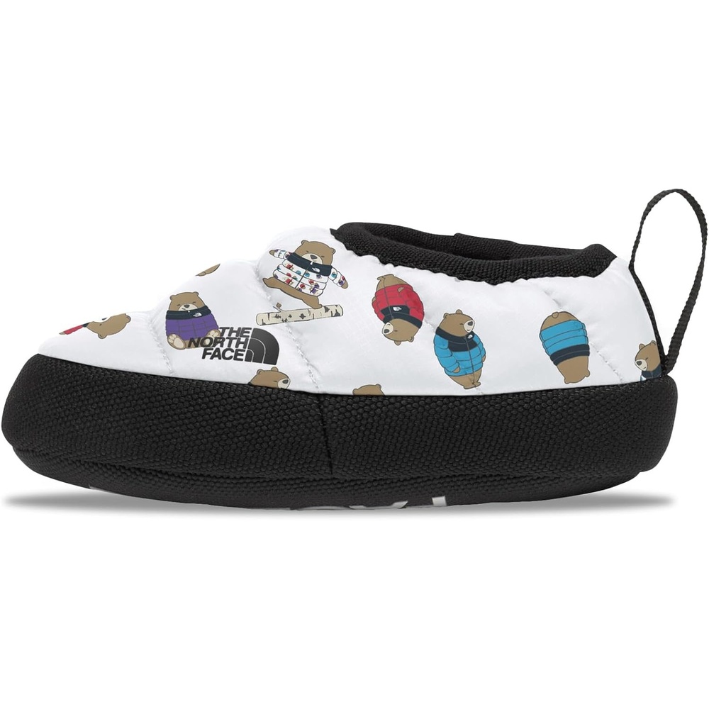 imageThe North Face unisexbaby Tent Mule Slipper  Insulated Toddler Shoes for Boys amp GirlsNuptse Bears Print MultiTnf Black