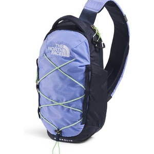 THE NORTH FACE Borealis SIing Bag | Crossbody Adjustable Strap, Water Repellent Finish, Multiple Compartments, Tablet Sleeve(Periwinkle Glow/Summit Navy/Lemon Mist)