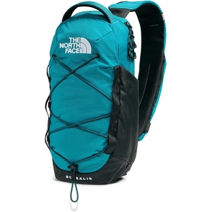 THE NORTH FACE Borealis SIing Bag | Crossbody Adjustable Strap, Water Repellent Finish, Multiple Compartments, Tablet Sleeve(Restorative Teal/Tnf Black/Pacific Teal)