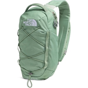 THE NORTH FACE Borealis SIing Bag | Crossbody Adjustable Strap, Water Repellent Finish, Multiple Compartments, Tablet Sleeve(Slate Moss Dark Heather/Slate Moss)
