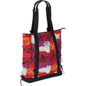 THE NORTH FACE Borealis Tote Bag | Over Shoulder & Backpack Carry Options, Water Repellent, 16″ Laptop Sleeve(Fiery Red Abstract Yosemite Print/Tnf Black/Mr. Pink)