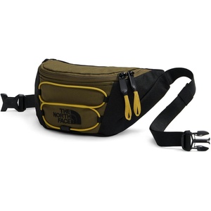 THE NORTH FACE Jester Lumbar Pack | Fanny Pack With Water Repellent Finish, 2.2 Liters, Crossbody Adjustable Strap(Caraway Seed/TNF Black/Pigment Yellow)