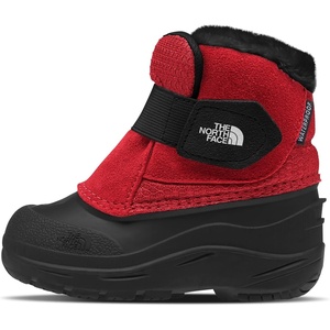 THE NORTH FACE Kids’ Alpenglow II Insulated Snow Boot | Waterproof Construction & Durable Rubber Outsole(Fiery Red/Tnf Black)