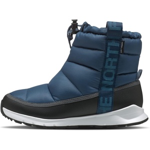 THE NORTH FACE Kids’ Thermoball Pull-on Wp Boot | Insulated & Waterproof, Bungee Collar, Rubber Sole(Shady Blue/Acoustic Blue)