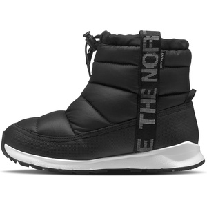 THE NORTH FACE Kids’ Thermoball Pull-on Wp Boot | Insulated & Waterproof, Bungee Collar, Rubber Sole(Tnf Black/Tnf White)